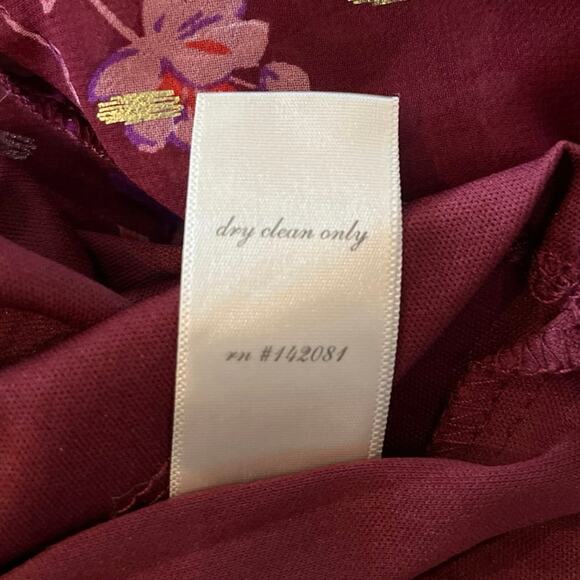 Altar’d State Lissa Faux Wrap Floral Mini Dress Small Fairycore Flowy Babydoll - Picture 11 of 14